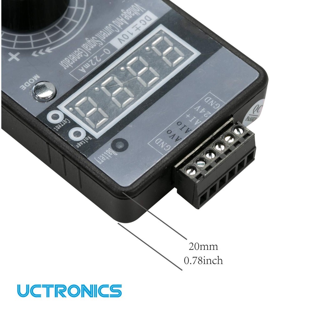 DC ±10V 0/4-20mA Current Voltage Signal Generator USB Power Supply Interface ...