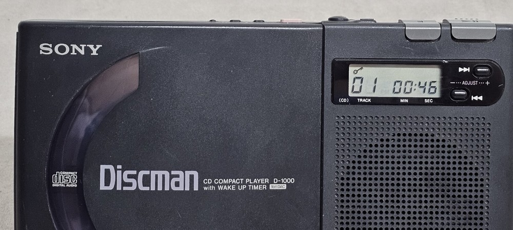 Sony Discman Cd Compact Player D-1000