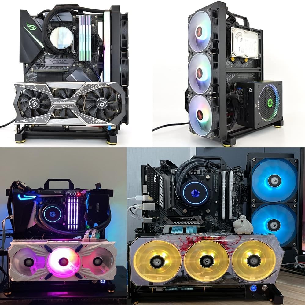 PC Creative Assembly Frame Test Bench，Open Air Frame Case, DIY Computer Mothe...