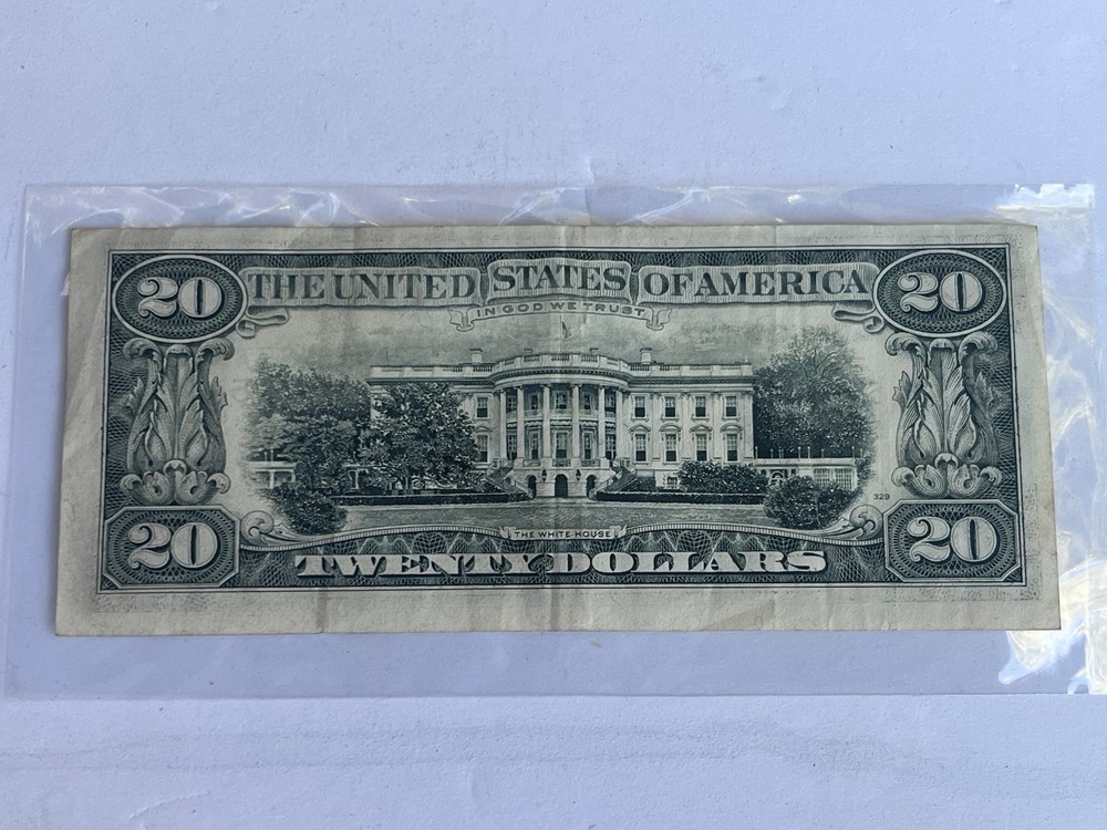 1993 Series $20 Dollar Bill Misaligned Error