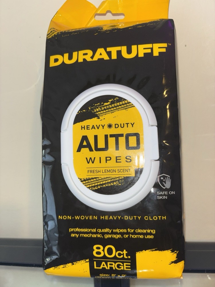 Duratuff Heavy Duty Auto Wipes Large