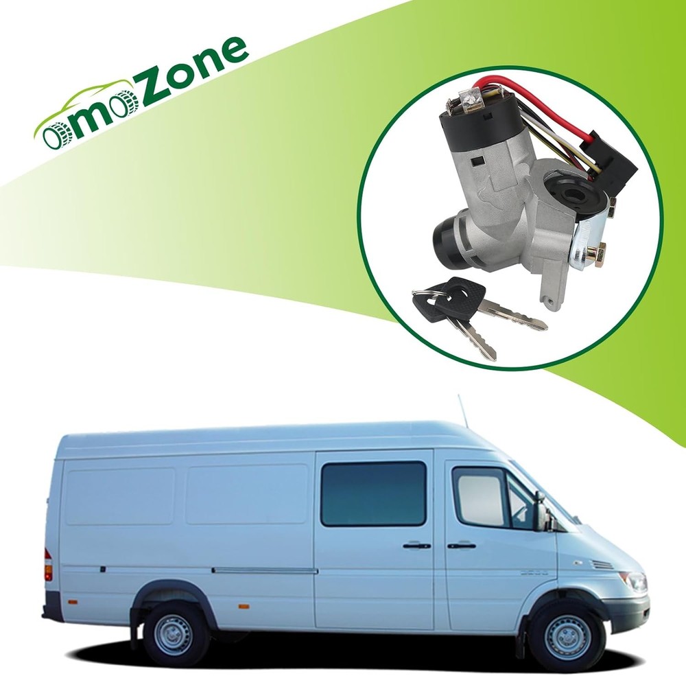 Ignition Starter Switch Lock with 2 Keys Compatible with Mercedes Dodge