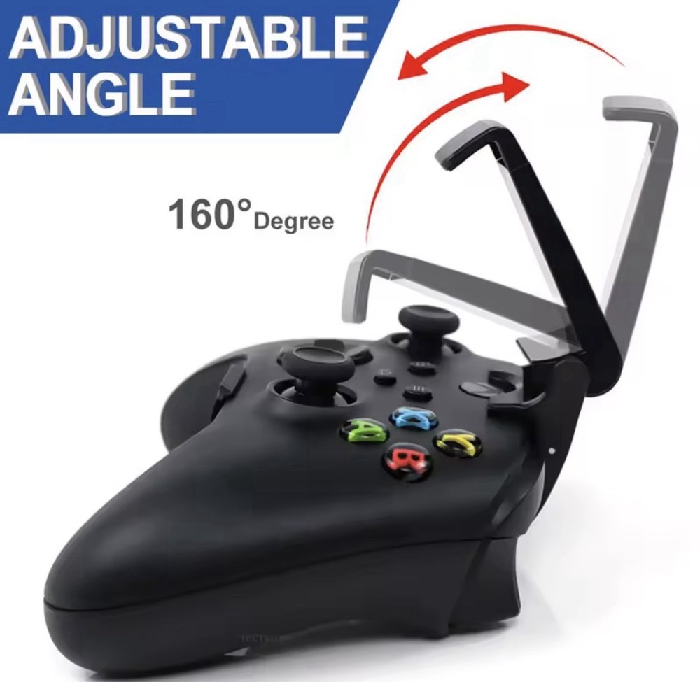 Phone Holder Clip Xbox Series X/S Controller Mount Handle Bracket Gamepad