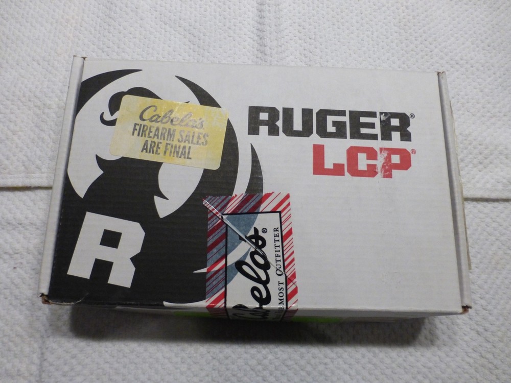 Ruger LCP-C.380 Auto Factory Case, Side Labels, Manual, Papers,  Lock #1