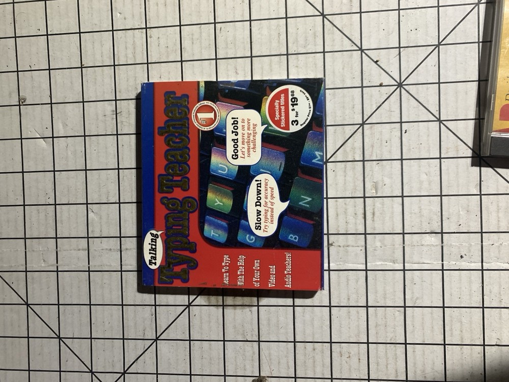 Cosmi Talking Typing Teacher PC CD-Rom Windows B477
