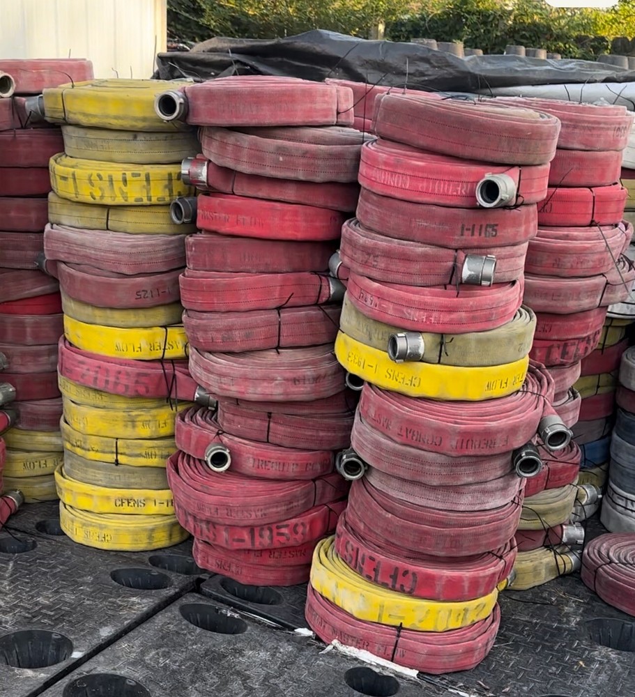 50' ft Fire Hose with Action Coupling Fittings
