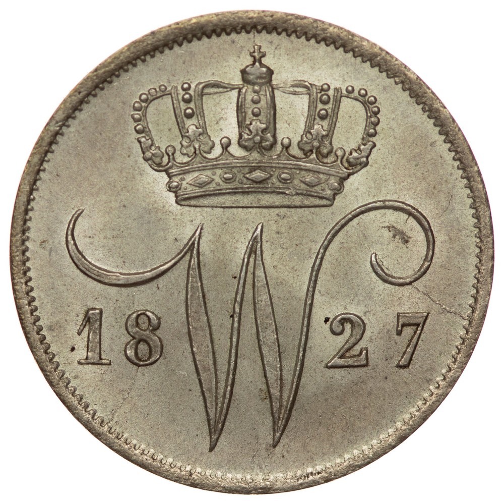 Netherlands - 10 Cents 1827 - Utrecht, Silver