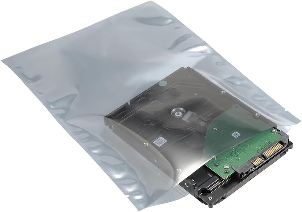 Antistatic Shield Shielding Bag, Flat Open Top anti Static Bag for Electronic De