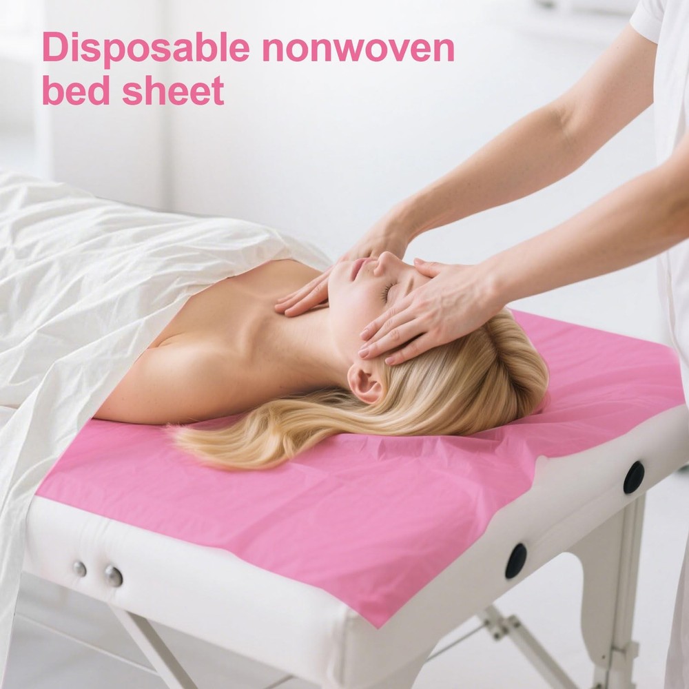 200 Piece Disposable Massage Table Sheets 31" x 71" - Non-Woven Fabric Bed Co...