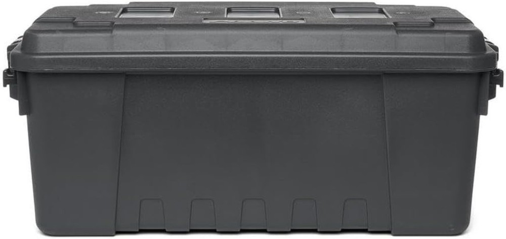 Spacious Lockable Plastic Storage Trunk - 31.6" x 23.7" for Secure Storage