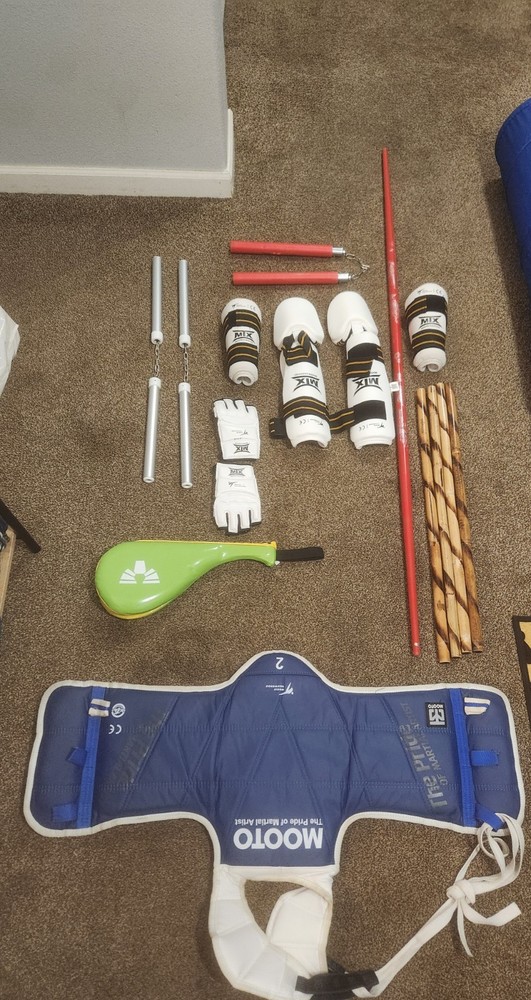 Tae Kwon Do Sparring Gear And Weapons