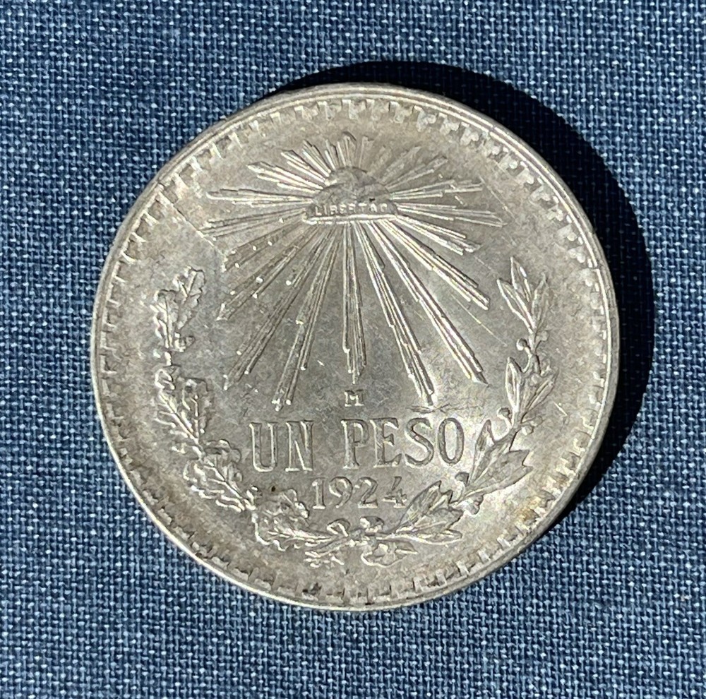 1924 M Mexico In Peso High Grade Coin..TM344