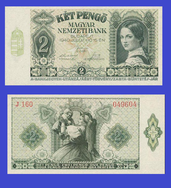 hungary 2 pengo 1940 * Copy