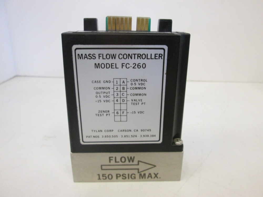 Tylan, FC-260, Mass Flow Controller, H2, 500 SCCM, Used