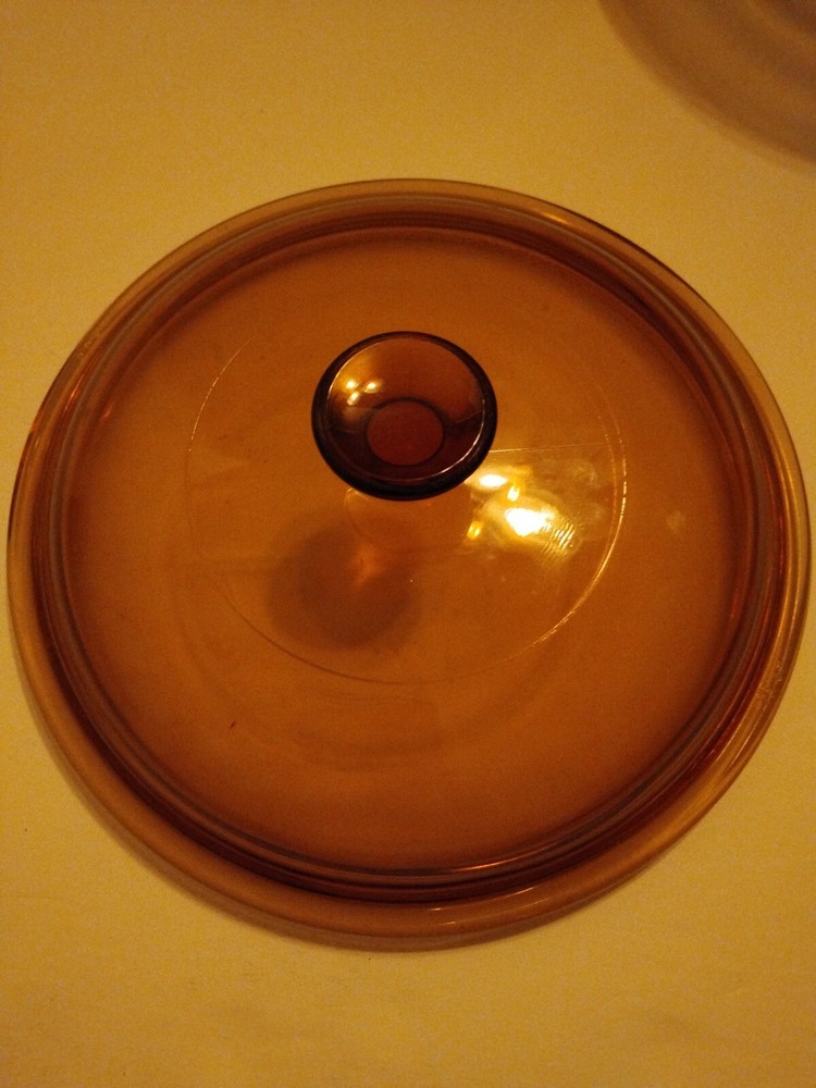 7-in Visionware Lid amber colored