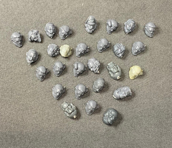 Warhammer Bits Lot Sergeant Heads x28