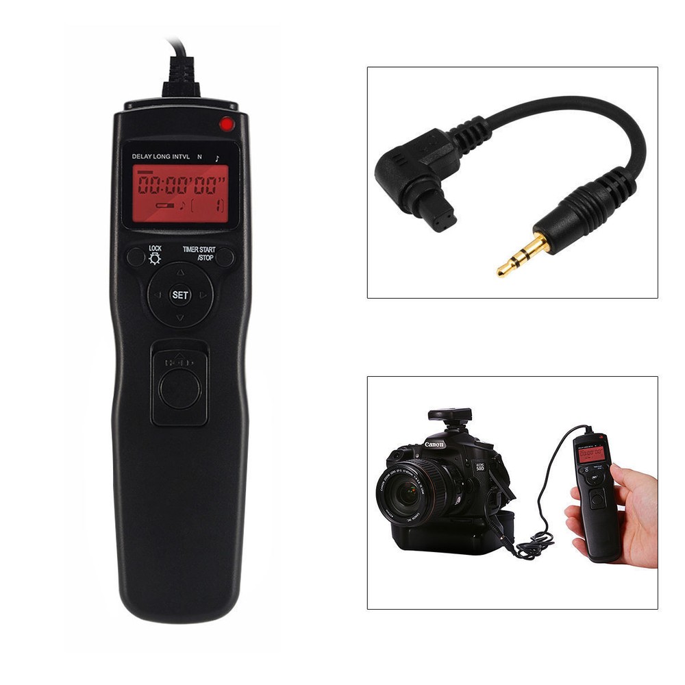Time lapse intervalometer Timer Remote Shutter Release f Canon EOS 5D mark II IV