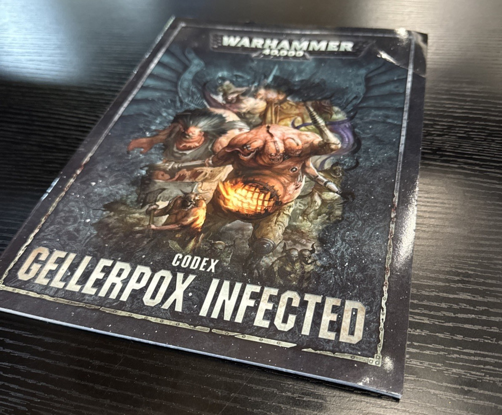 WARHAMMER 40,000 40K CODEX GELLERPOX INFECTED SC GAMES WORKSHOP VERY RARE OOP