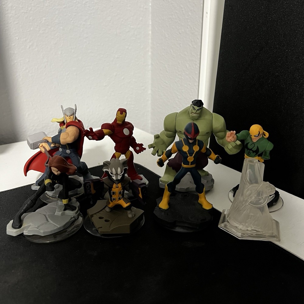 Disney Infinity Lot (8) Avengers + Marvel 2.0 -TESTED