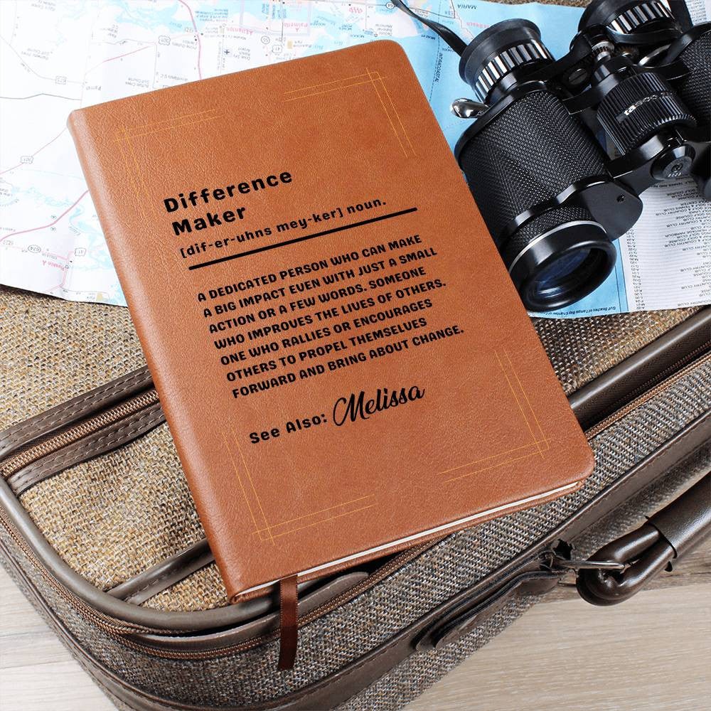 Difference Maker Personalized Journal Notebook Diary