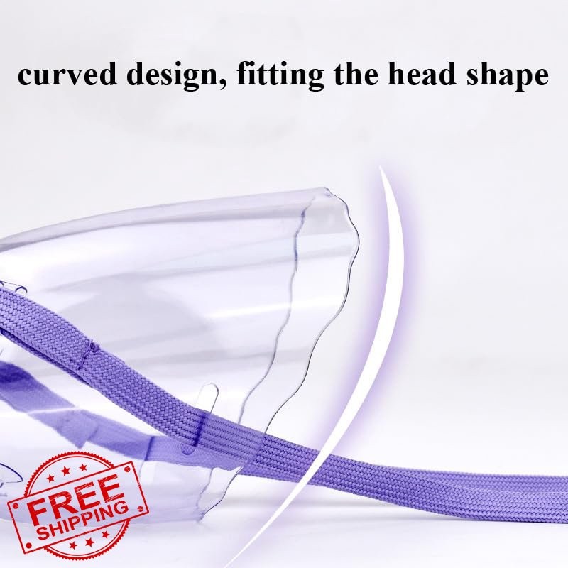 Transparent Cat Grooming Muzzle Breathable Adjustable Hood Bite
