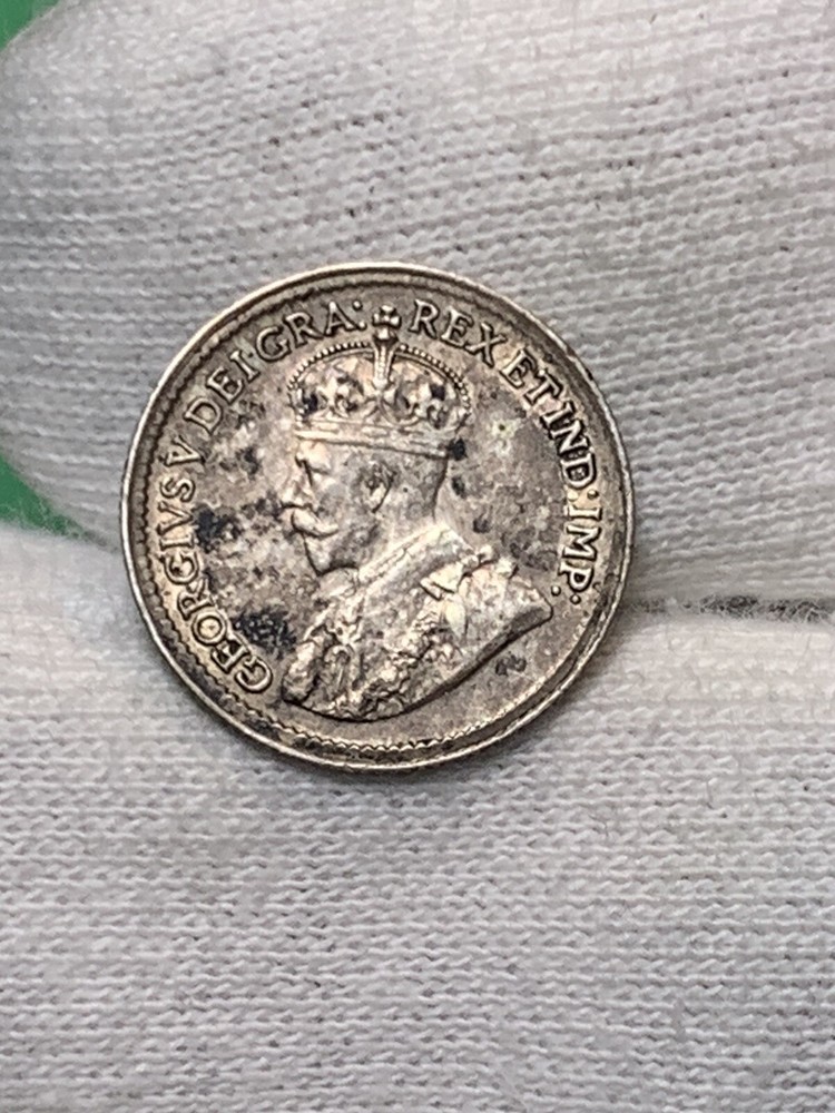 1920 Canada Silver 5 Cents (A0922)