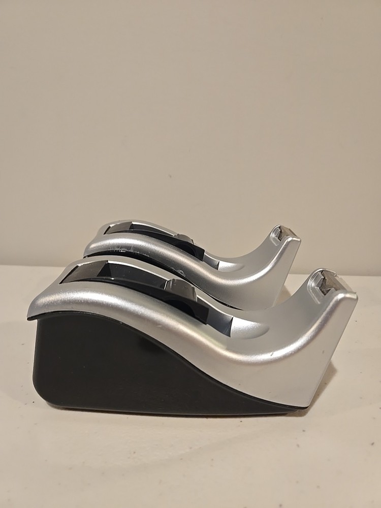 Scotch Desktop Tape Dispenser Silvertech Two Tone