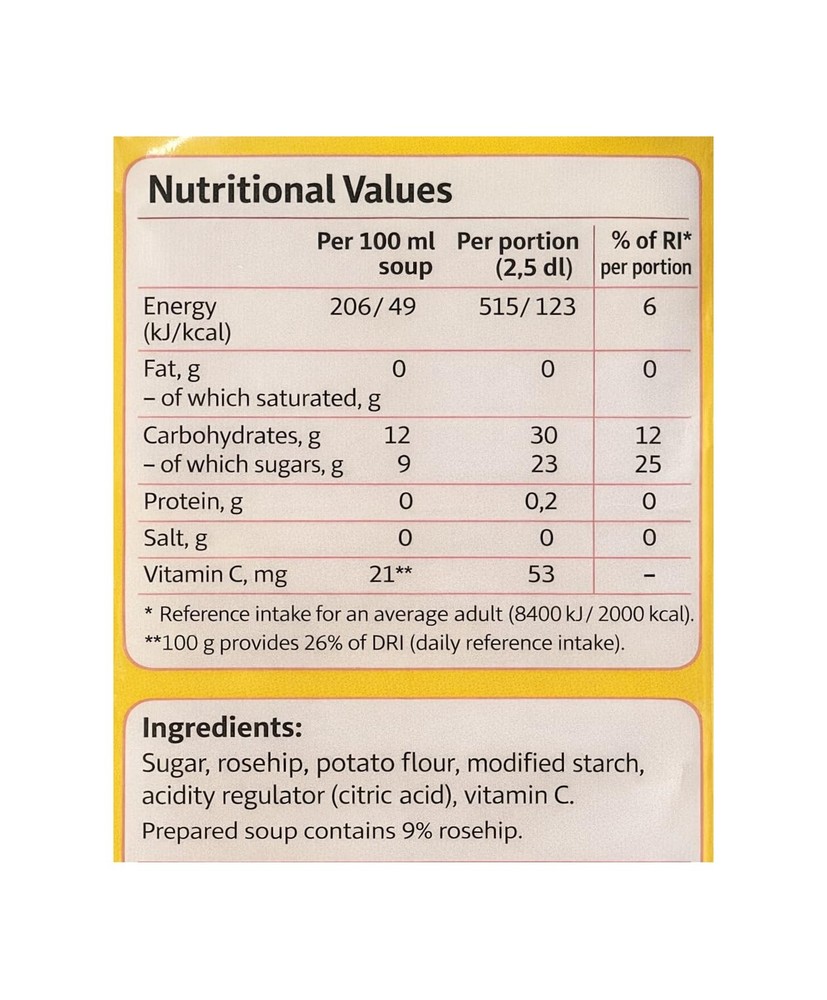 Ekstroms Nyponsoppa (Rose Hip Soup) 730 g / 25.7 oz