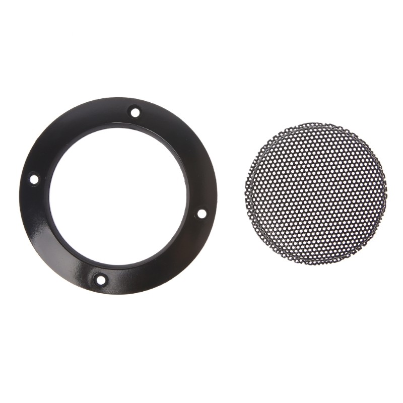 2pcs 2" Speaker Grill Mesh Decorative Circle Woofer Guard Protector Replacement