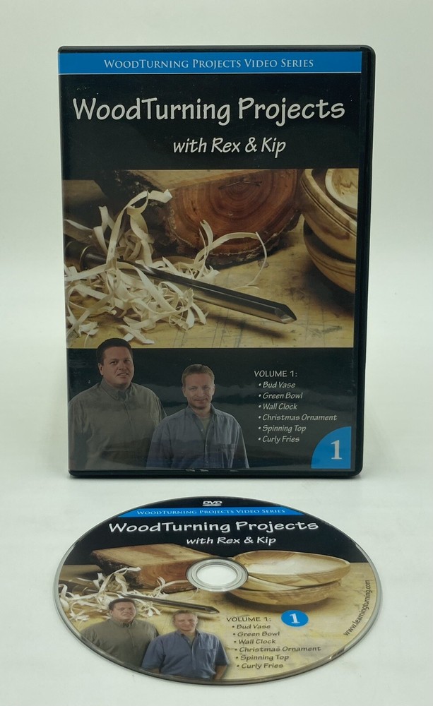 WoodTurning Projects with Rex & Kip Volume 1 DVD Instructional Wood Working