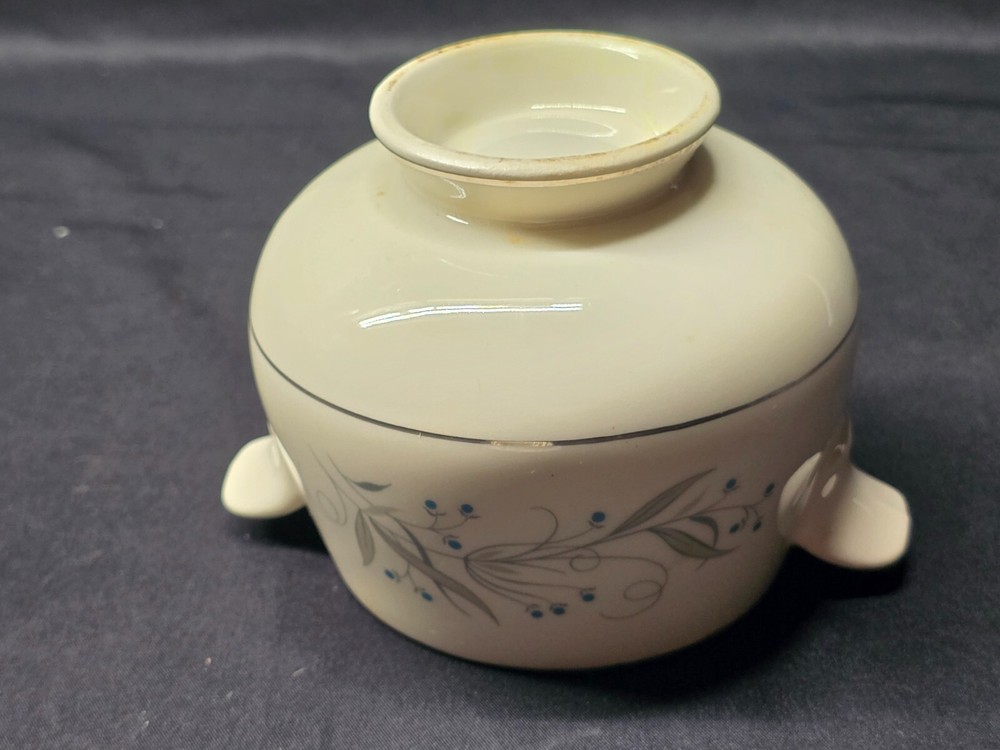 Homer Laughlin Celeste Footed Sugar Bowl with Lid