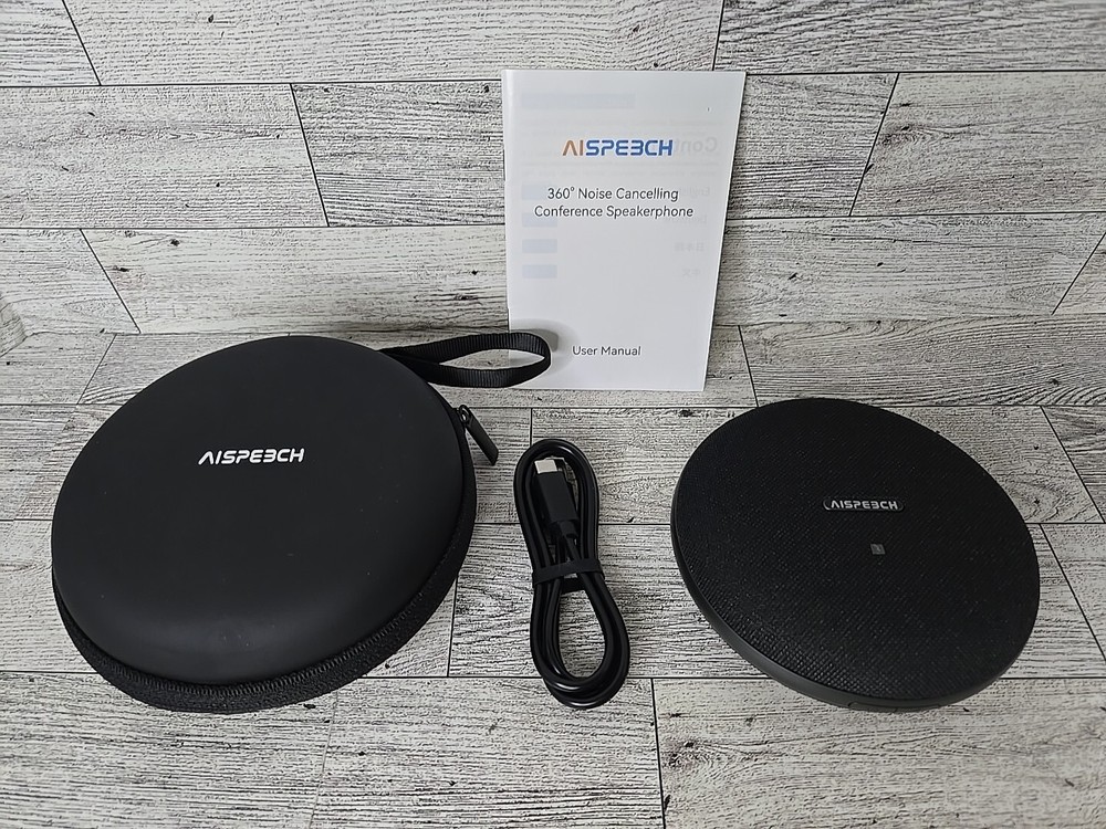 360 Noise & Echo Cancelling AIMIC-m4 Conference Speakerphone AISPEECH