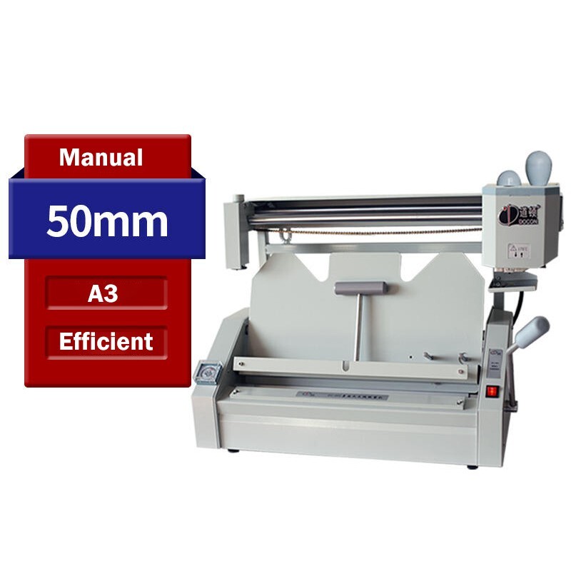 DC-460 A3 Desktop Glue Binding Machine Hot Melt Glue Desktop Gluing Book Binder