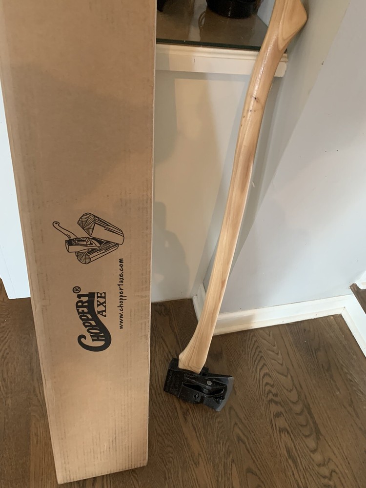 Chopper 1 One Wood Log Splitting Axe Maul Spring Loaded Spreaders New Easy Split
