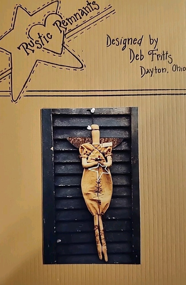 Rustic Remnants Olivia Cloth Doll Pattern Angel