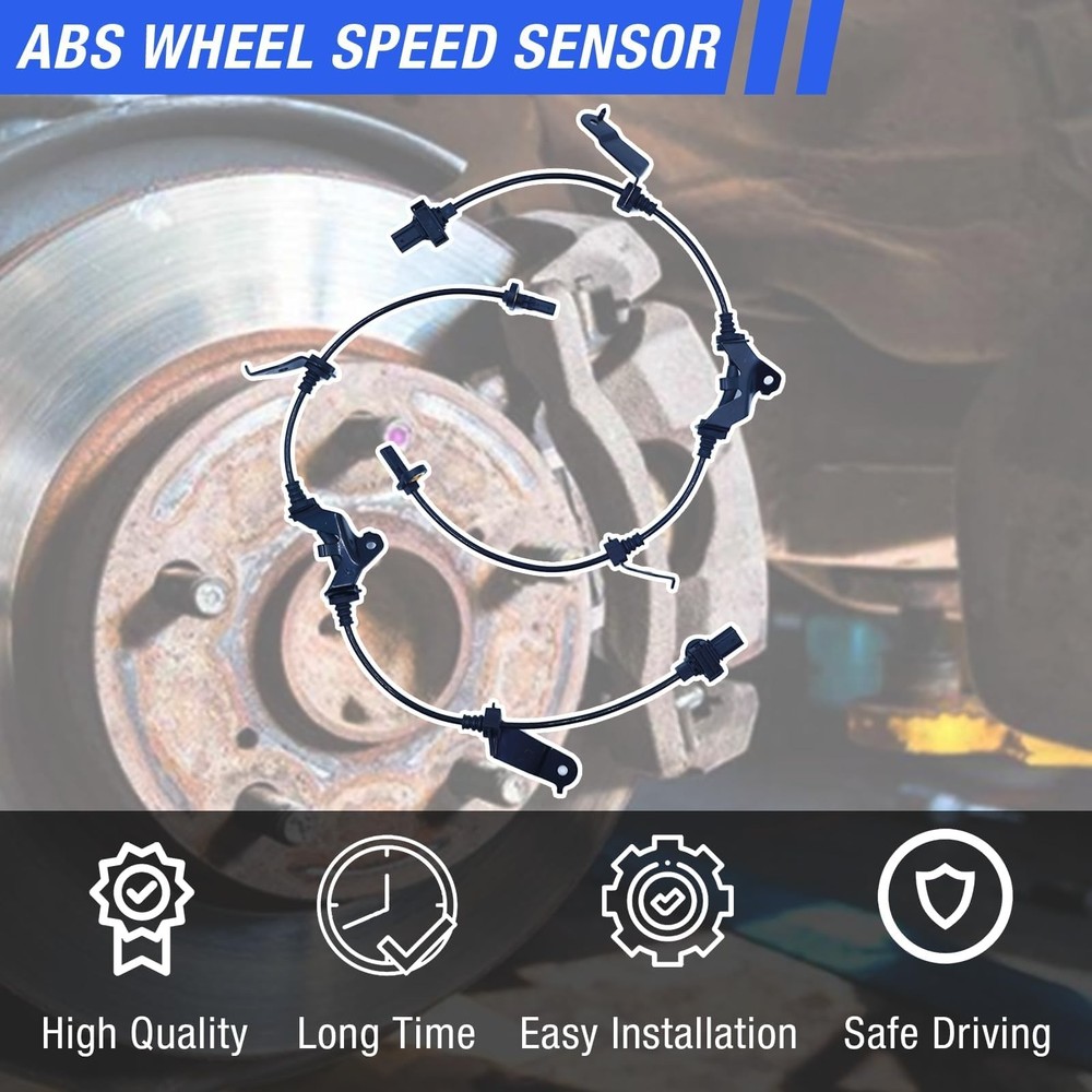 ABS Wheel Speed Sensor Front Left Right Compatible with 2008-2012 Honda Accor...