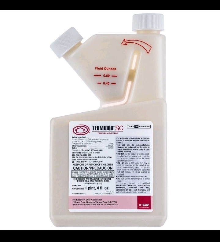 Termidor SC 20 oz. Termite Ant Control BASF Termiticide