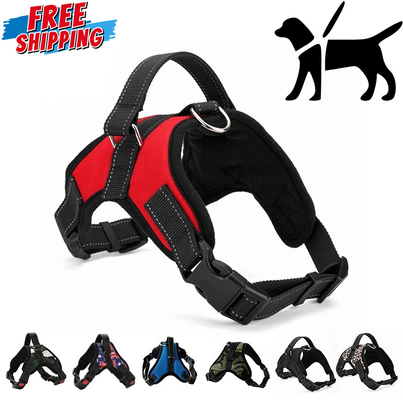 No Pull Dog Harness For Small Medium Large Dogs Anti Pull Strong And Adjustable