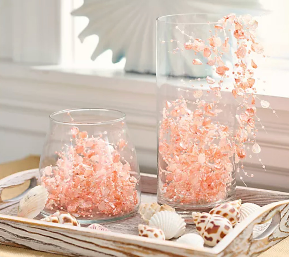 Valerie 2-Pack 4ft Seaglass Inspired Decorative Garlands