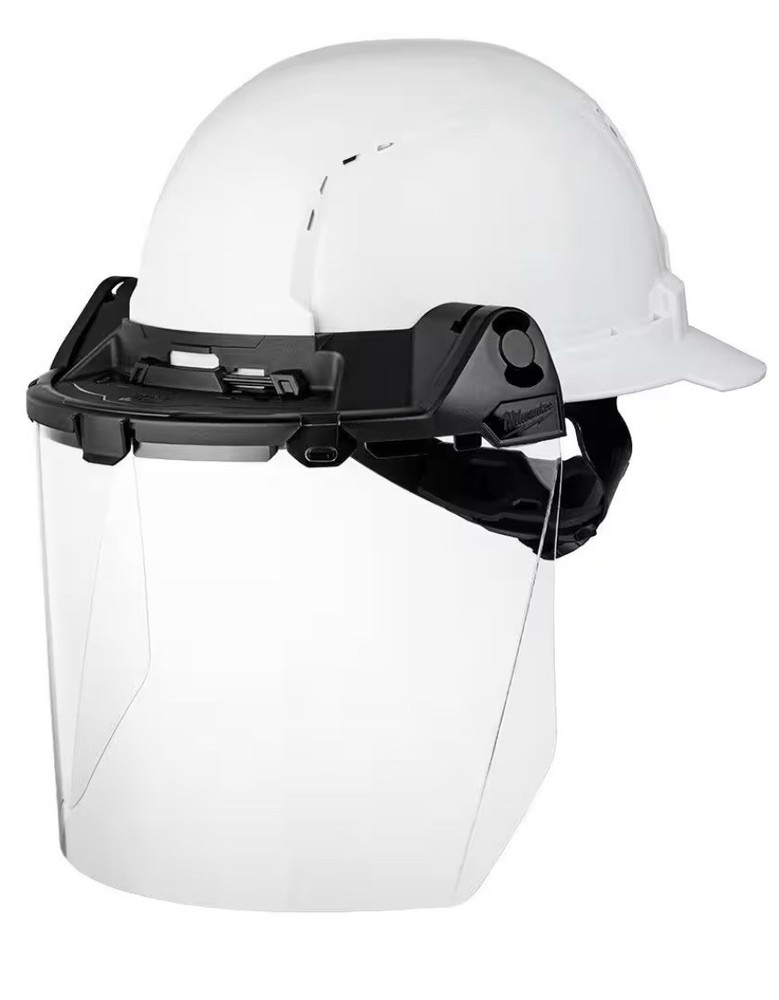 Milwaukee BOLT Clear Uncoated Lens Task Full Face Shield (2 Pack)