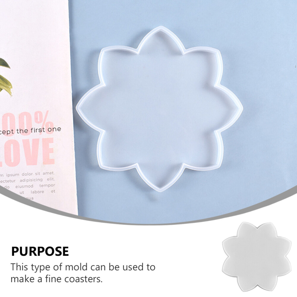 1PC Coaster Casting Molds Silicone Coaster Molds Coasters Silicone