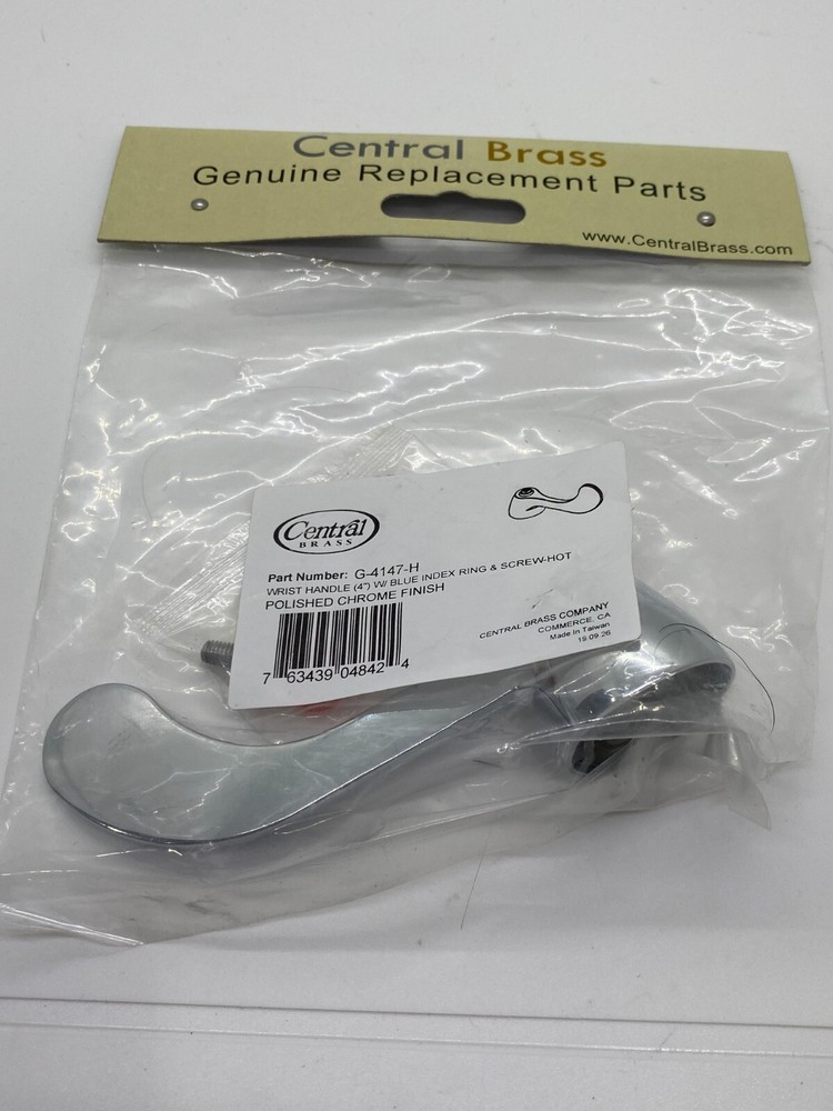 Central Brass G-4147-H 4" Wrist blade Handle - Chrome