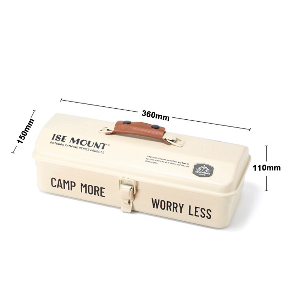Tools Storage Box Portable Camping Picnic Hand Box Metal Tools A6G2