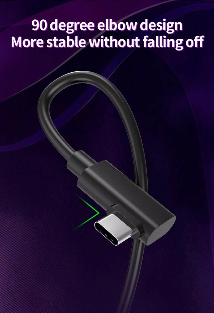 5m 16ft Link Cable for Oculus Quest 1/2 Link Type C-C PC Gaming & Charging Cord