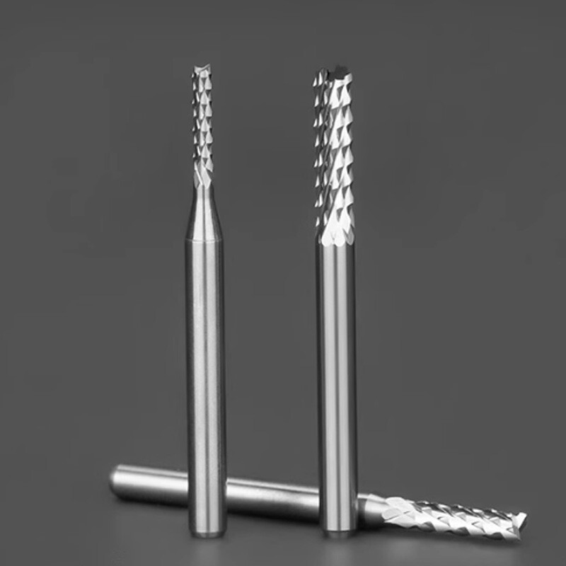 0.6mm-3.175mm Micro Solid Carbide PCB Engraving Bit Corn End Mill Cutter For CNC