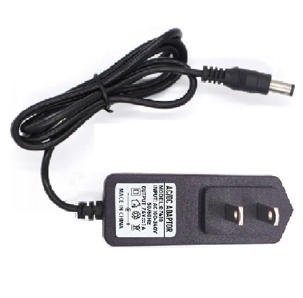 7.4V 1A AC/DC Adapter (wall wart) Power Supply home electronics 5.5x2.1mm