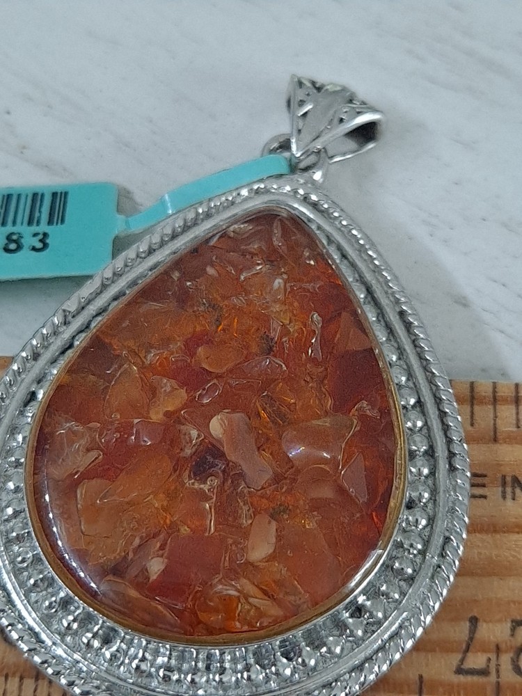 Signed Karis Vintage Gemstone Pendant