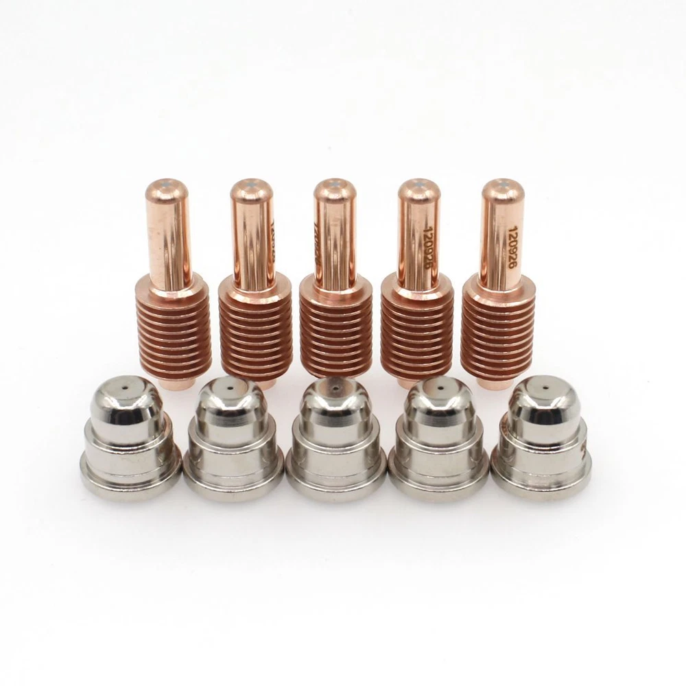 120926 Plasma Electrode 220329 Tips Nozzle for 1250 Fine Cutting Torch Pkg 10pcs