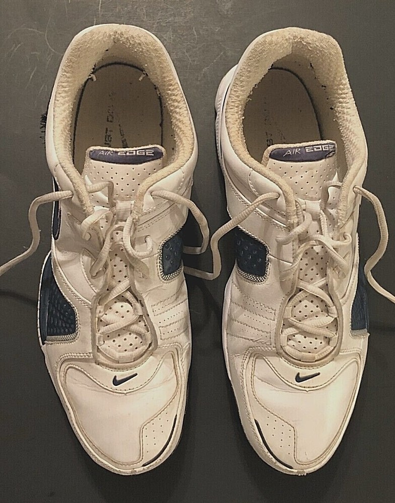 NIKE Air Edge 2008 Men's 318087-142 Blue White Low Top Training Run Sneaker 14