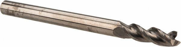 Accupro 1/4", 2" LOC, 1/4" Shank, 4" OAL, 3 Flute, Solid Carbide Square End M...